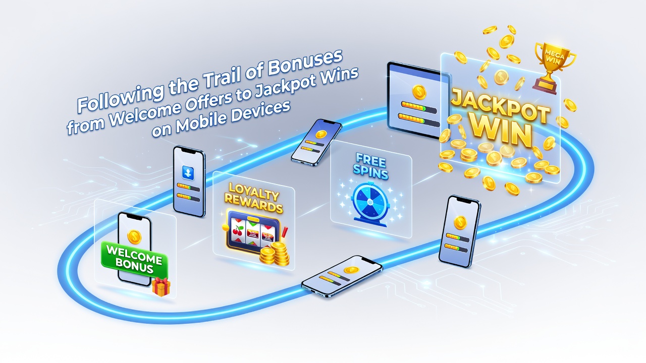 Mobile device screen displaying a welcome bonus offer on an online slots and bingo platform