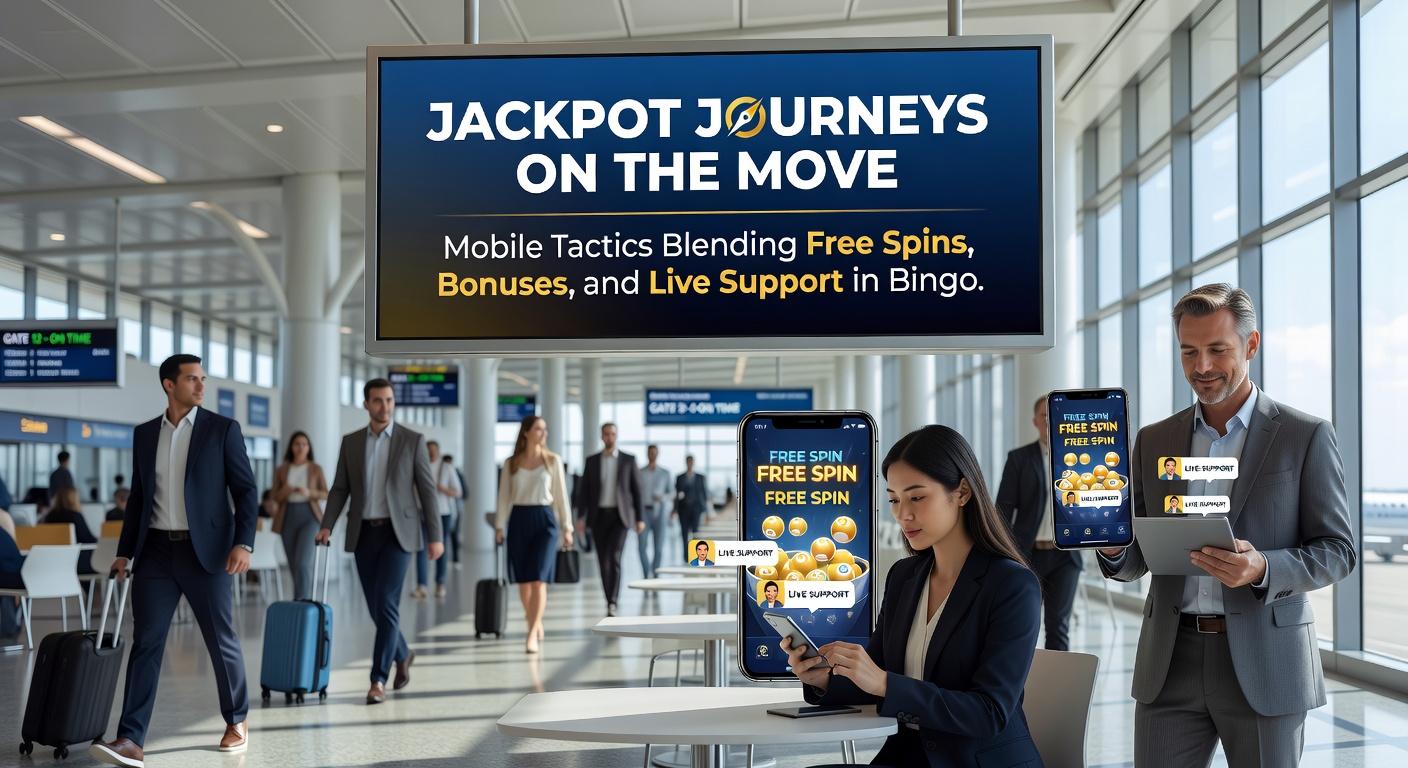 Player's hand holding a phone with a bingo card filling up fast alongside exploding bonus symbols on slot reels and a live support agent responding in real-time